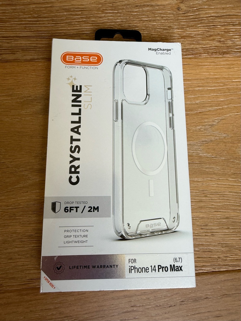 New crystalline MagCharge Case for iPhone 14 Pro Max - clear